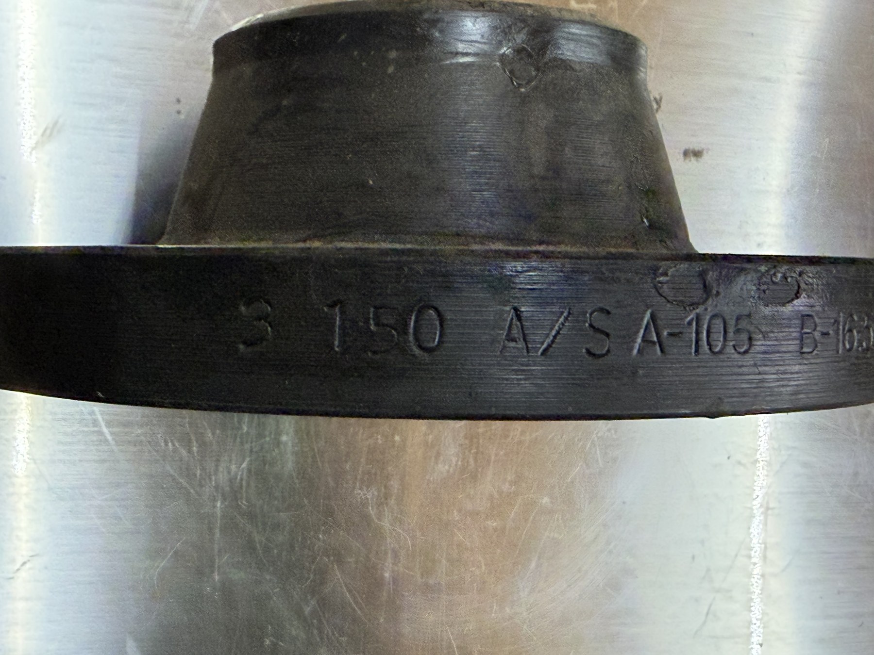 3-inch Class 150 A105 Carbon Steel Raised-Face Weld Neck Flange thumbnail 3