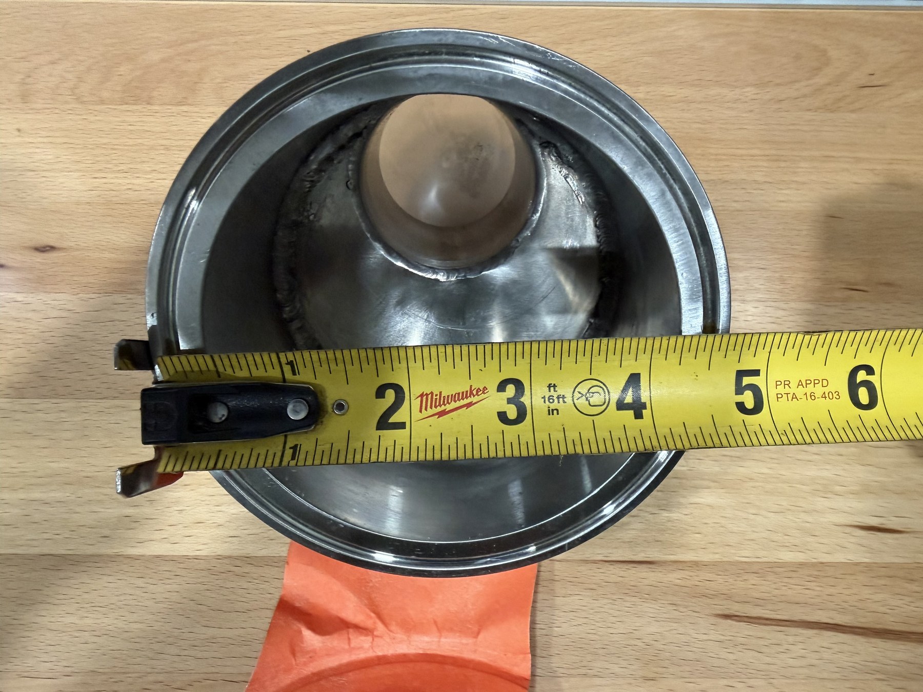 Aqua-Chem Stainless Sanitary Tri-Clamp Reducing Adapter — Shop Fabrication thumbnail 6