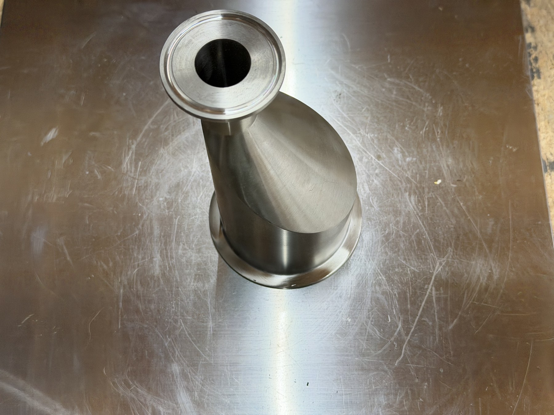 Sanitary Tri-Clamp Eccentric Reducer